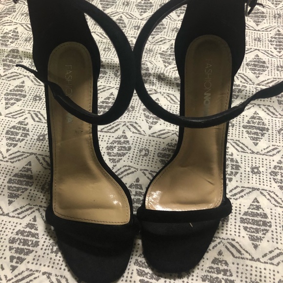 Black Heels Worn Once - Picture 2 of 4